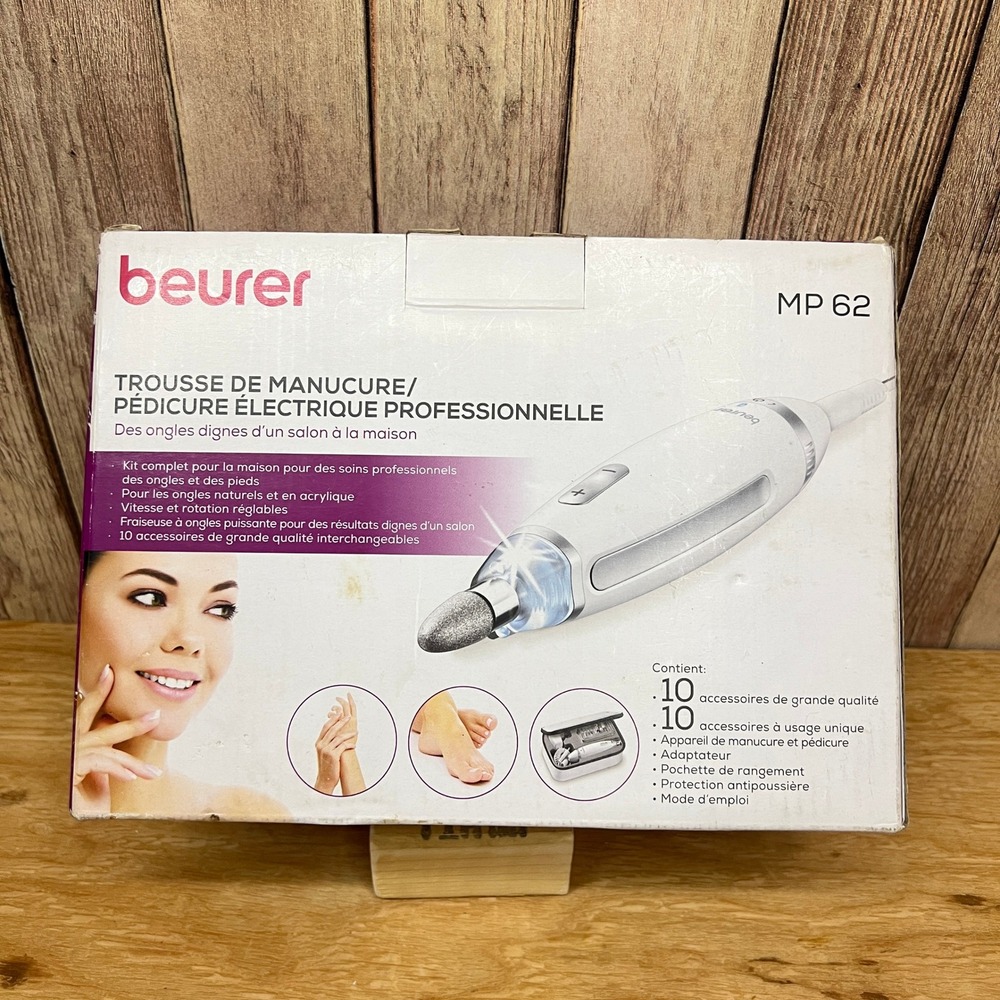 Beurer MP 62 Electric Professional Manicure & Pedicure Set - 10 Attachments